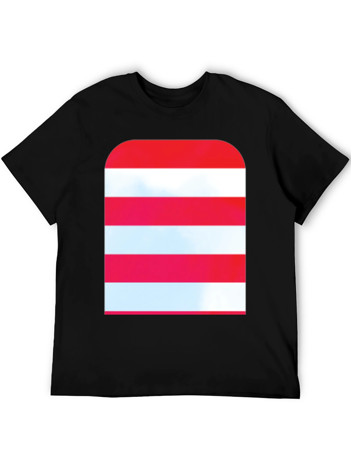 Striped Graphic Tee - Modern Casual Style - 5