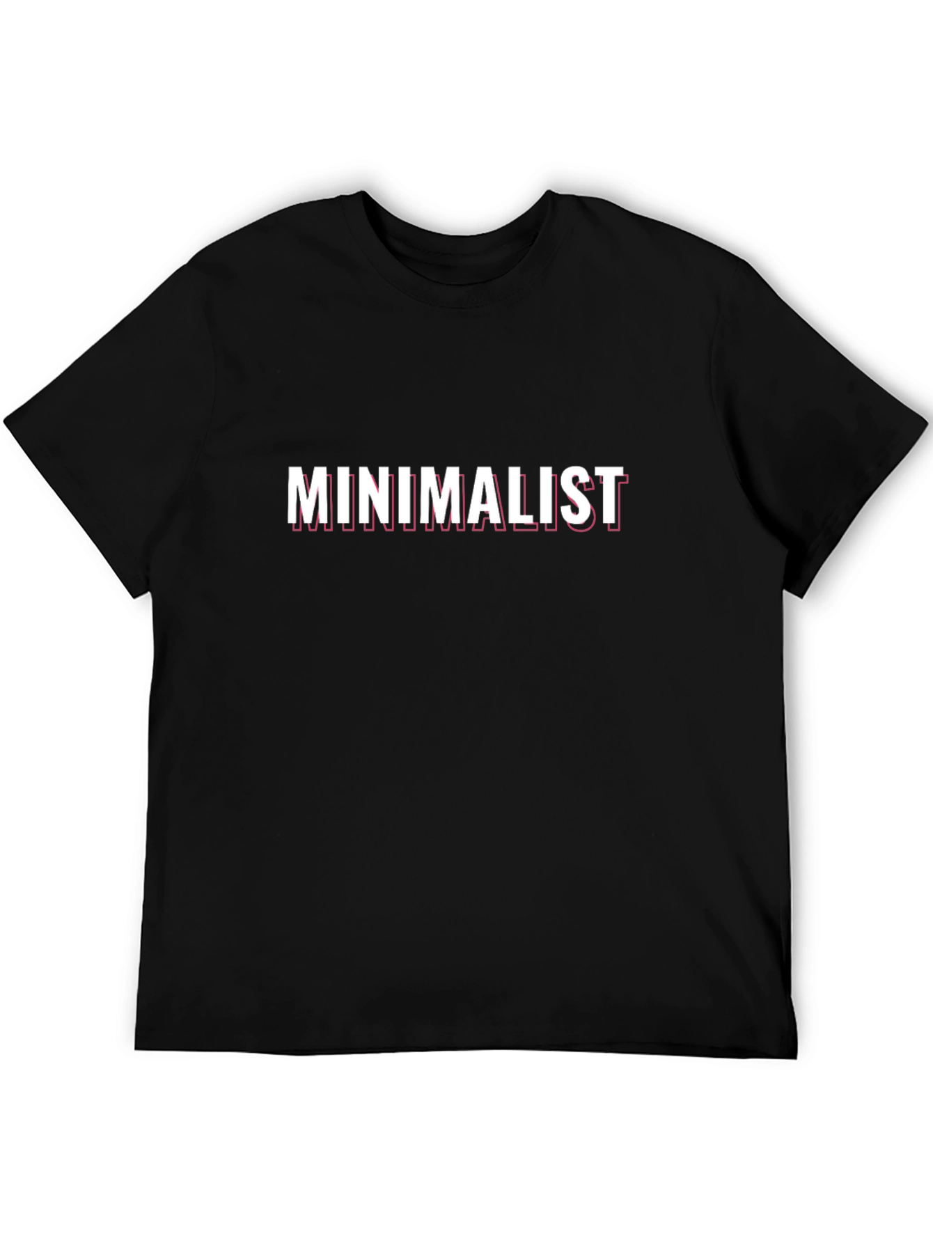 Black Minimalist T-Shirt - Stylish Black Tee view 5