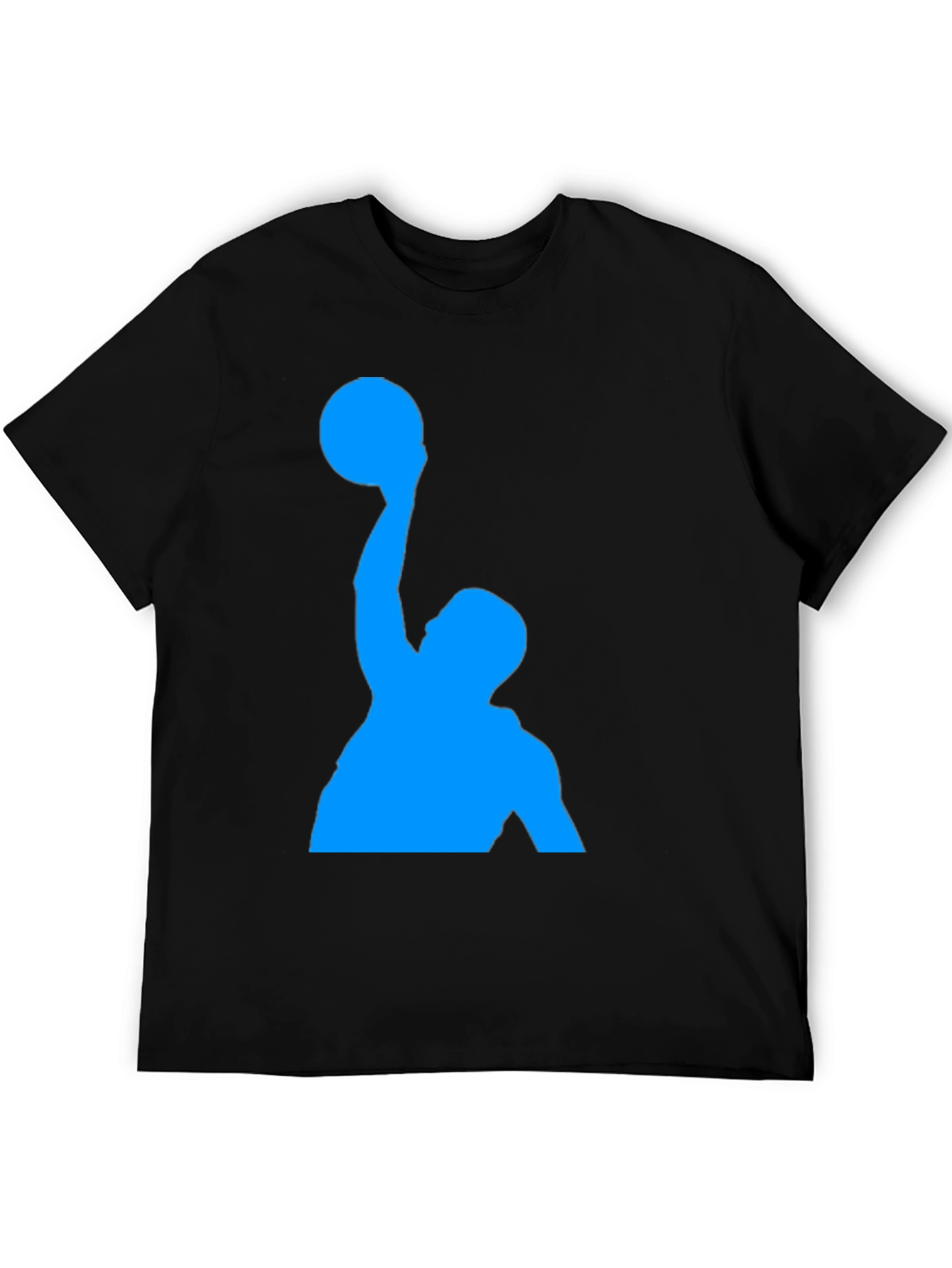Black Basketball Player Graphic Tee - Black view 5