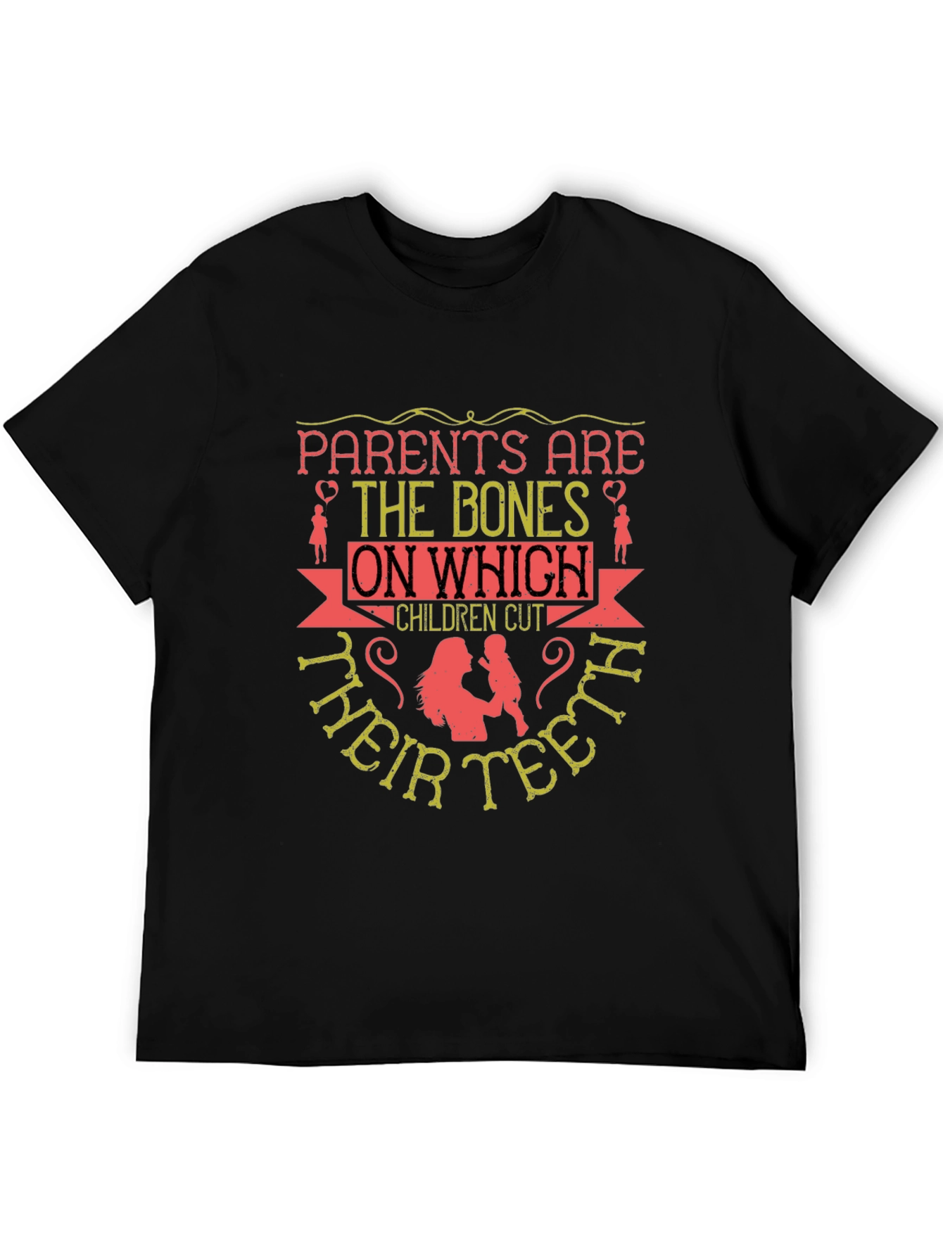 Parents Are The Bones T-Shirt - Black - 5