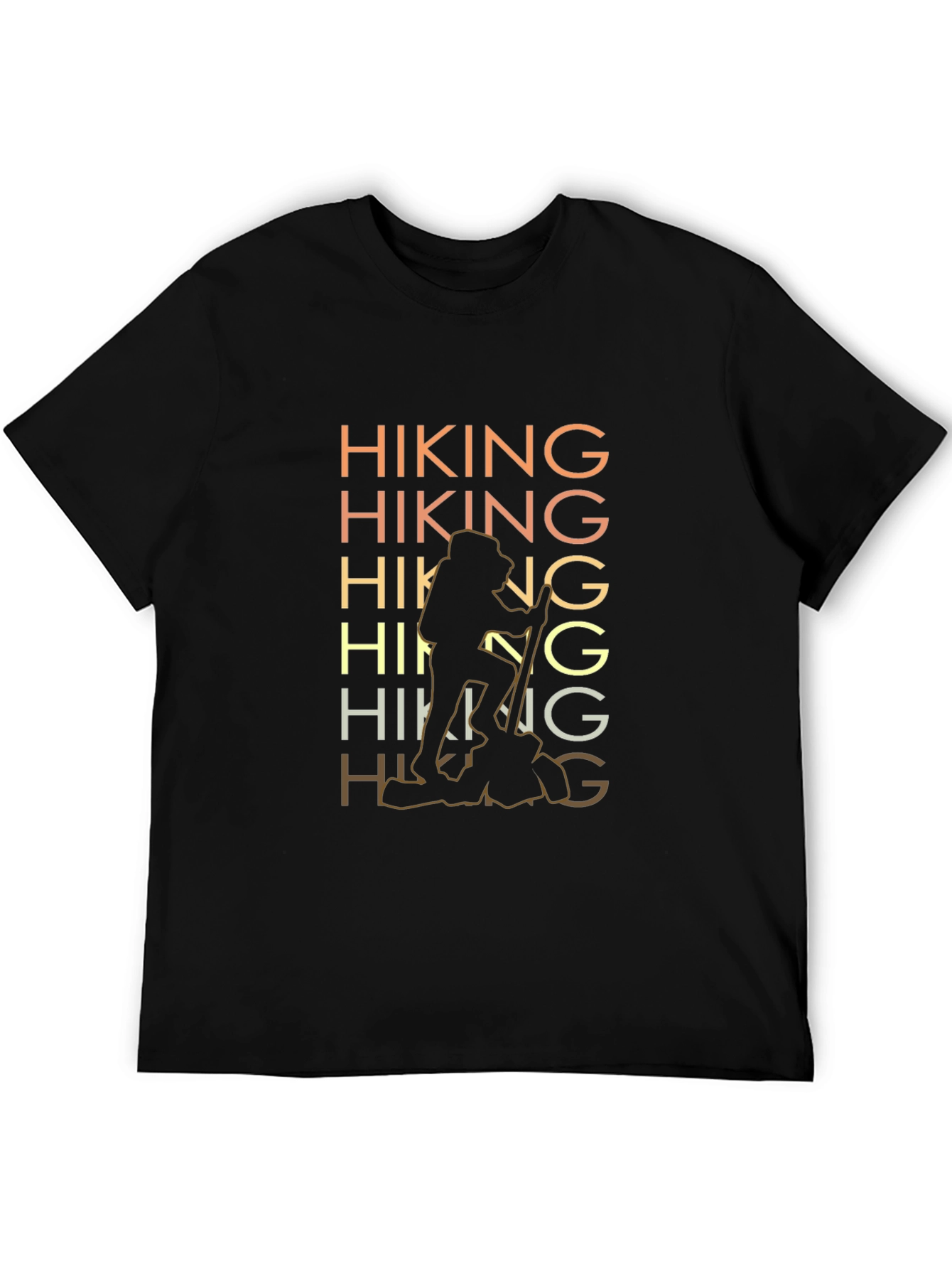 Black Hiking Graphic Tee - Adventure Ready view 5