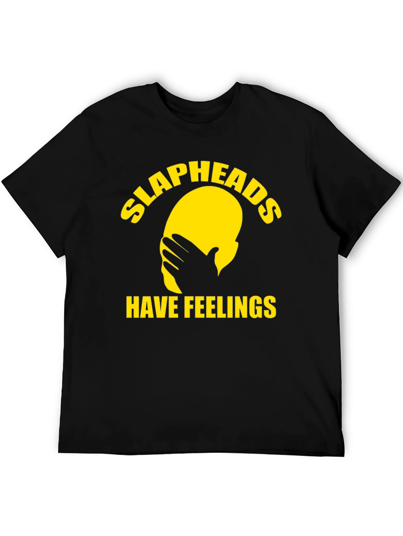 Black Slapheads Have Feelings Graphic Tee view 5