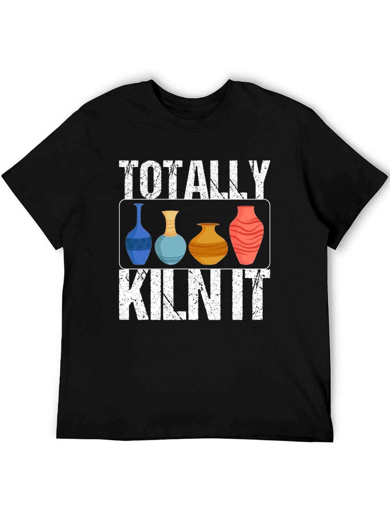 Black Totally Kiln It Pottery T-Shirt view 5