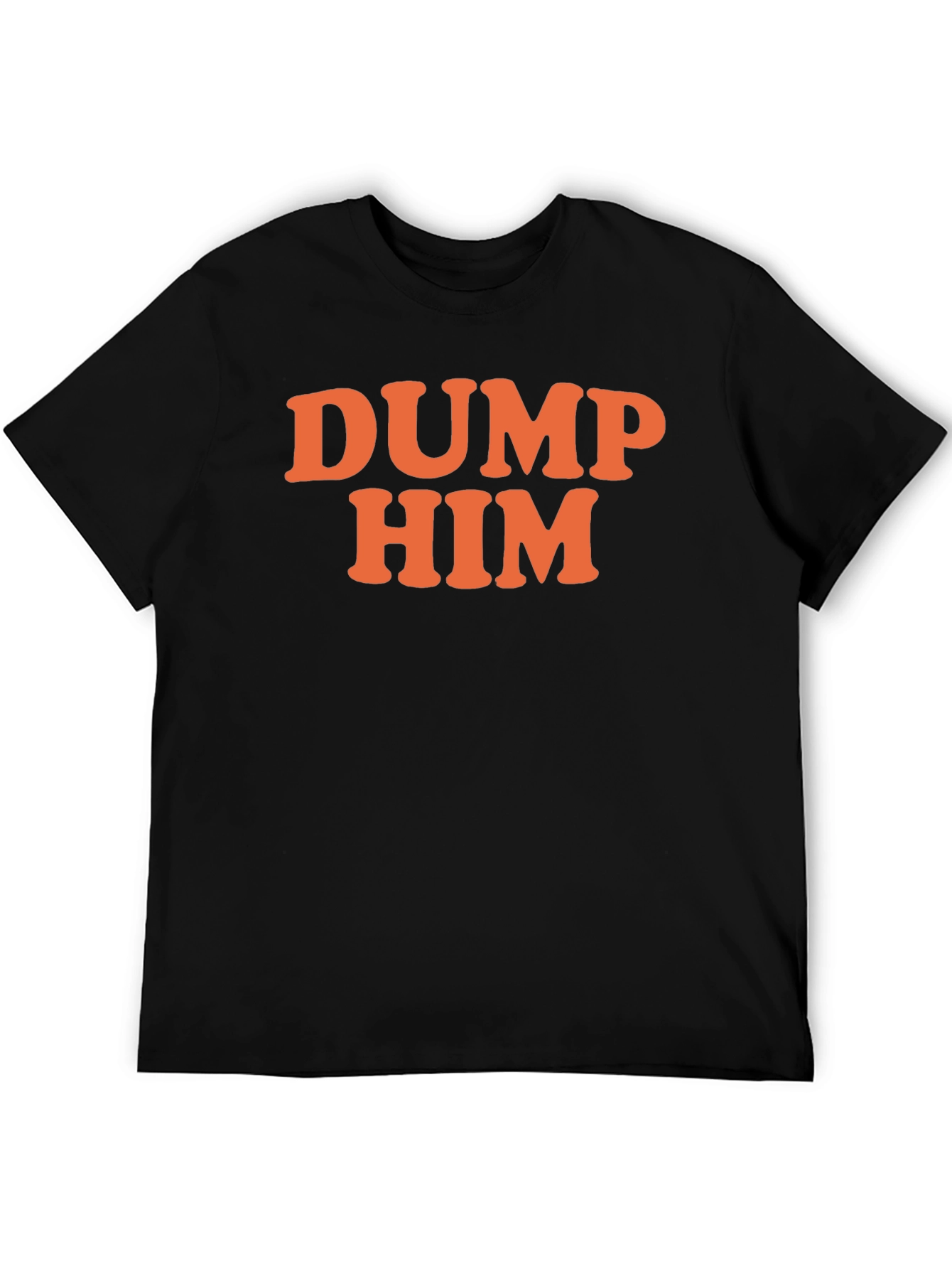 Black DUMP HIM Graphic T-Shirt - Sarcastic Fun view 5