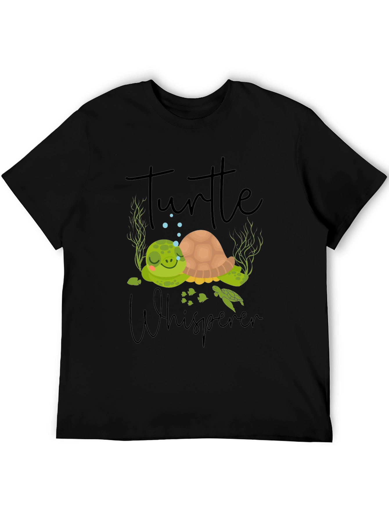 Black Turtle Whisperer Graphic Tee view 5