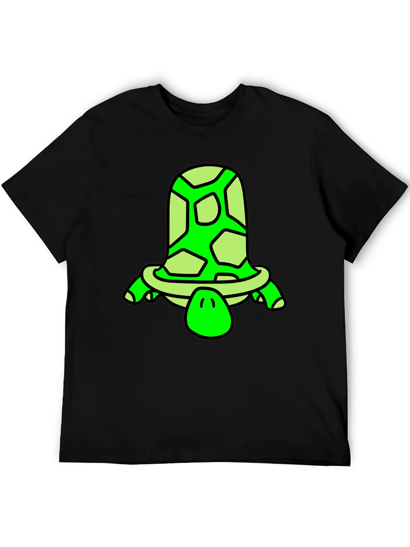 Black Turtle Graphic Tee - Black Unisex T-Shirt view 5
