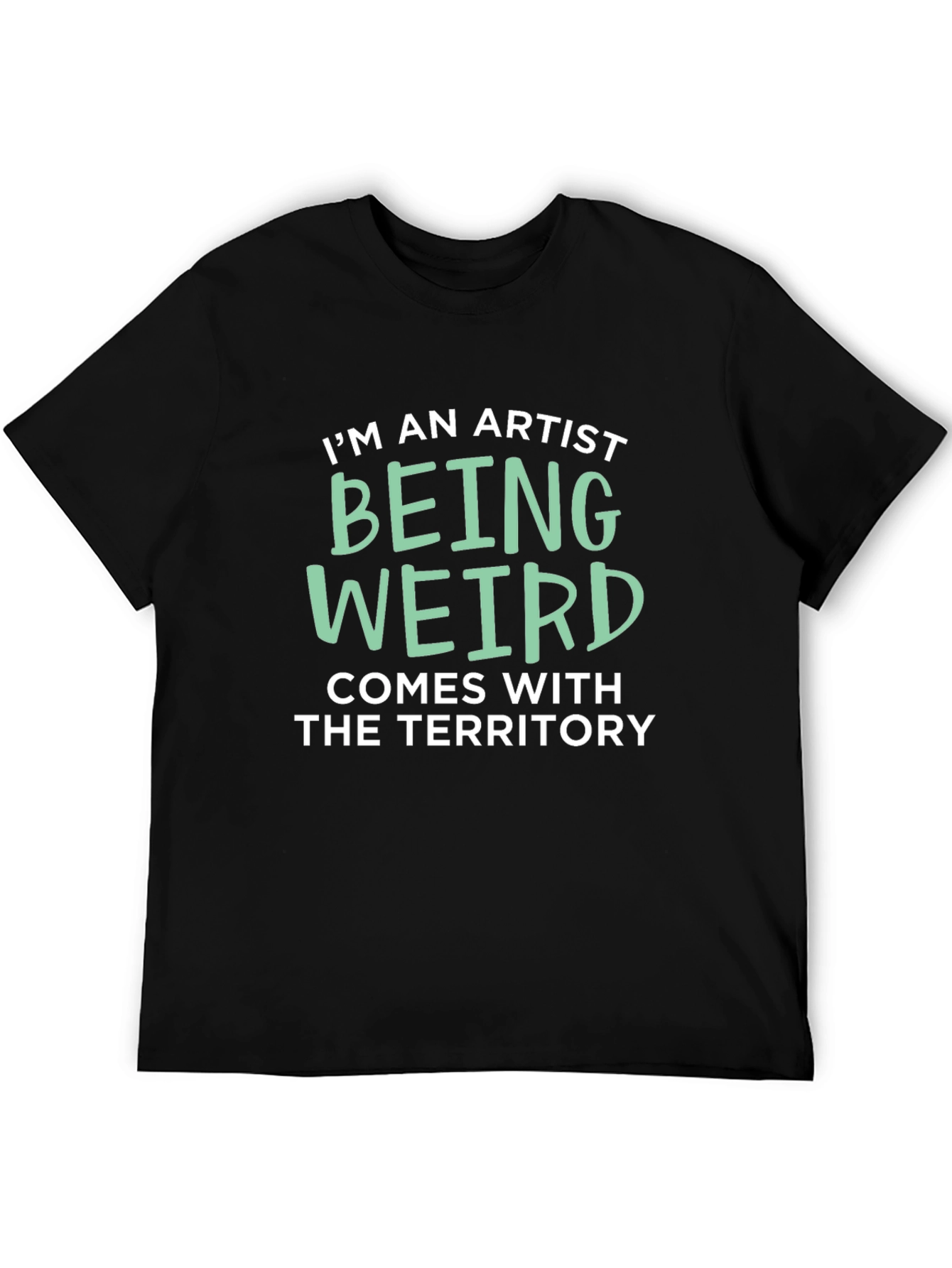 Black Artist Weird T-Shirt view 5