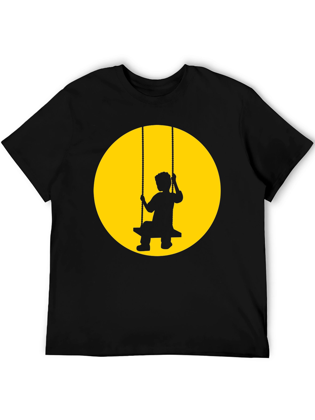Black Silhouette Swing T-Shirt - Black view 5