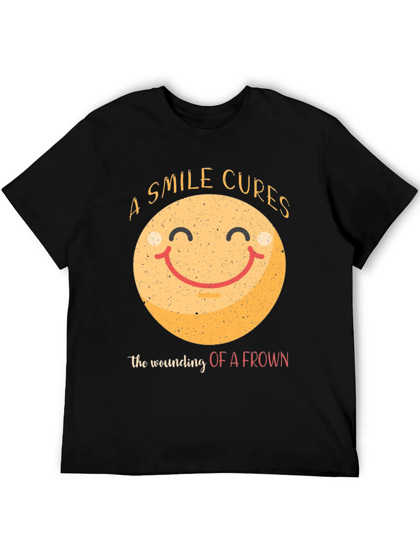 Black Smile Cures Graphic T-Shirt - Black view 5