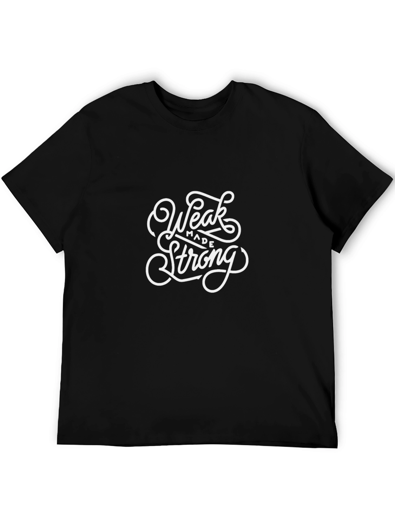 Black Weak Made Strong Graphic T-Shirt view 5