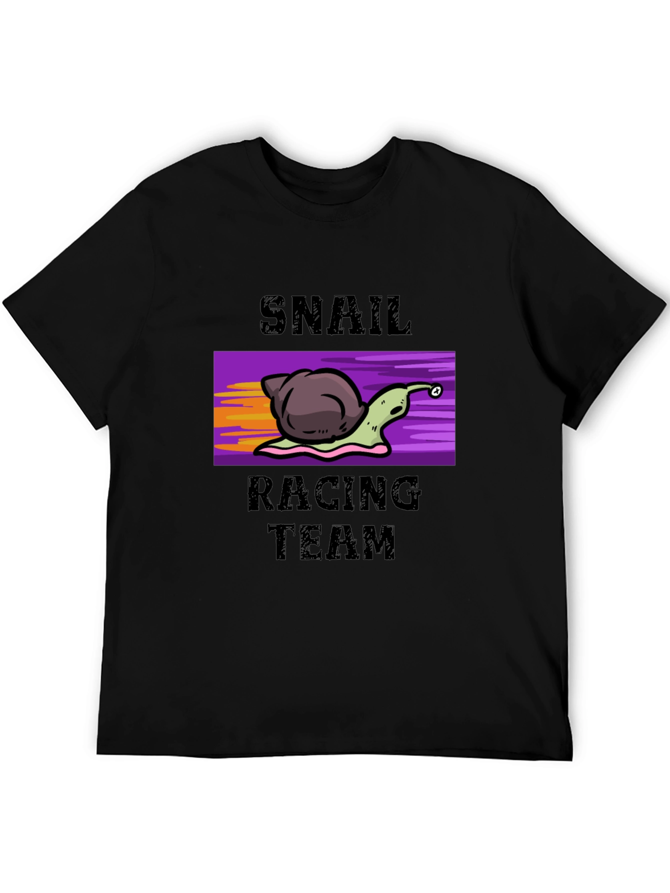 Black Snail Racing Team Graphic T-Shirt view 5