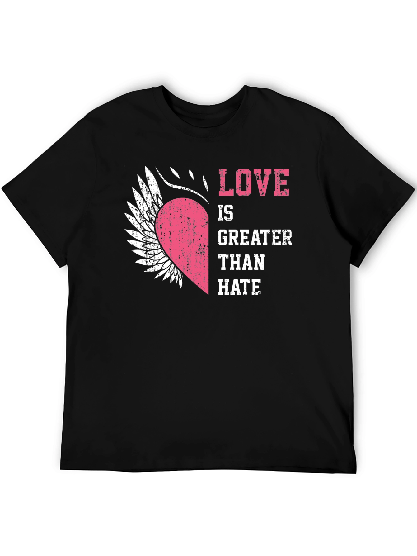 Black Love is Greater Than Hate Graphic T-Shirt view 5