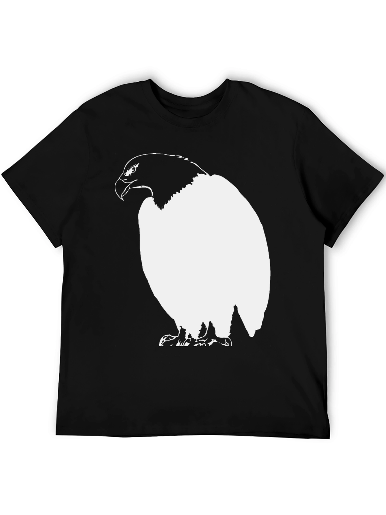 Black Eagle Graphic Black T-Shirt view 5