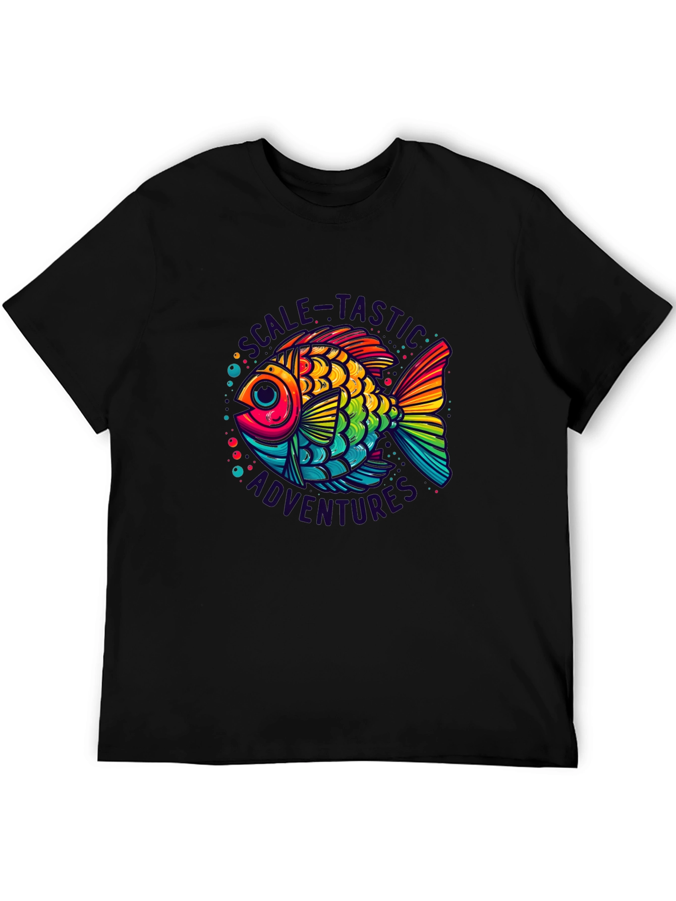 Rainbow Fish Scale-Tastic Adventures Graphic Tee - 5