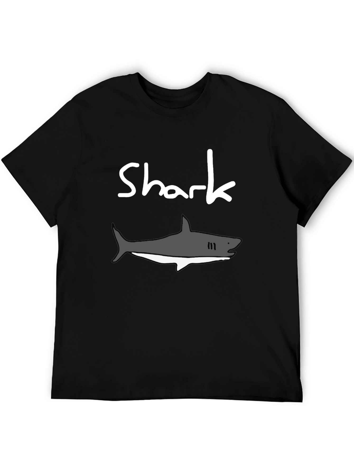 Black Shark Graphic T-Shirt - Casual Comfort Tee view 5