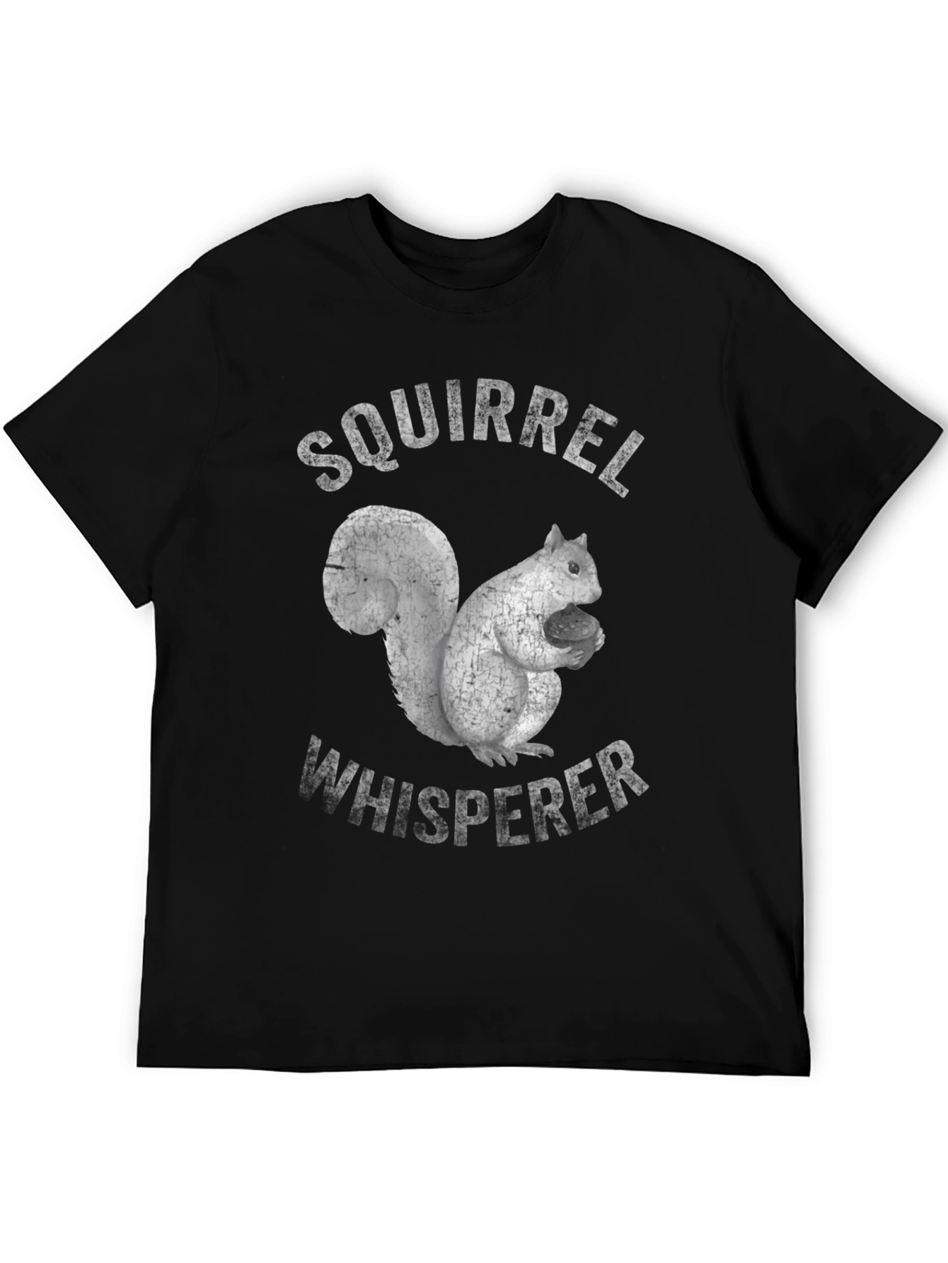 Black Squirrel Whisperer T-Shirt - Funny Animal Tee view 5