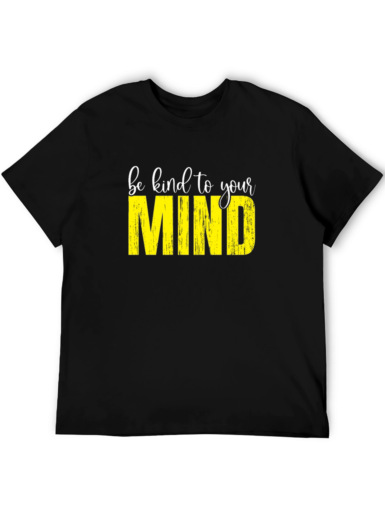 Black Be Kind To Your Mind T-Shirt view 5