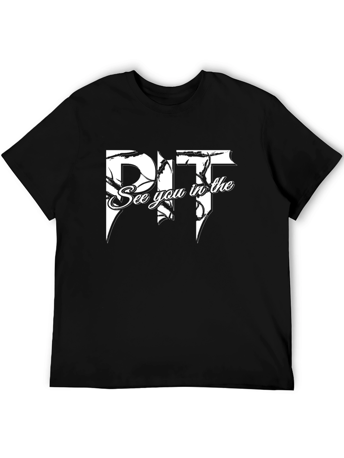 Black Pit See You in the Pit Graphic Black T-Shirt view 5