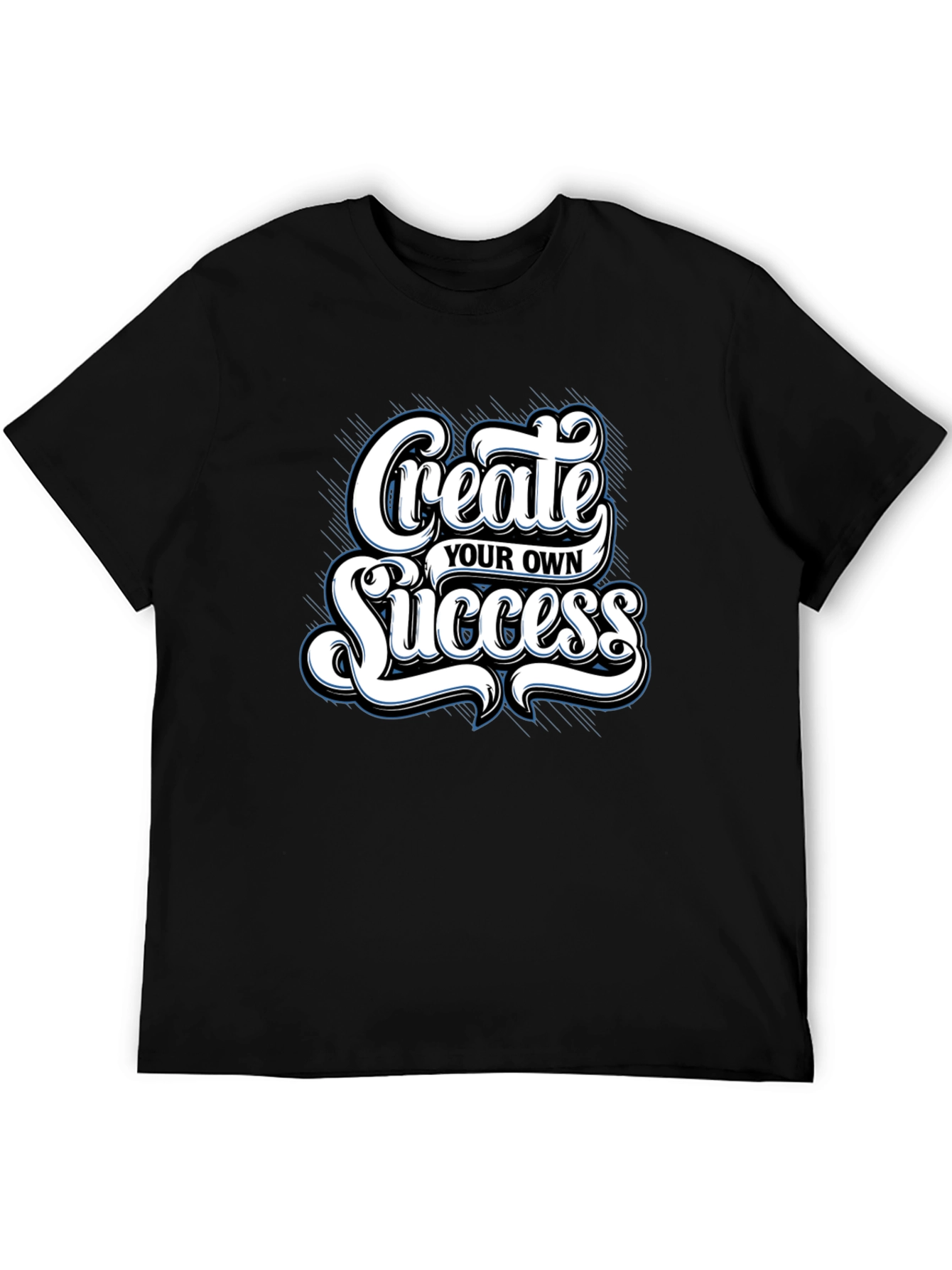 Black Create Your Own Success Graphic Tee view 5