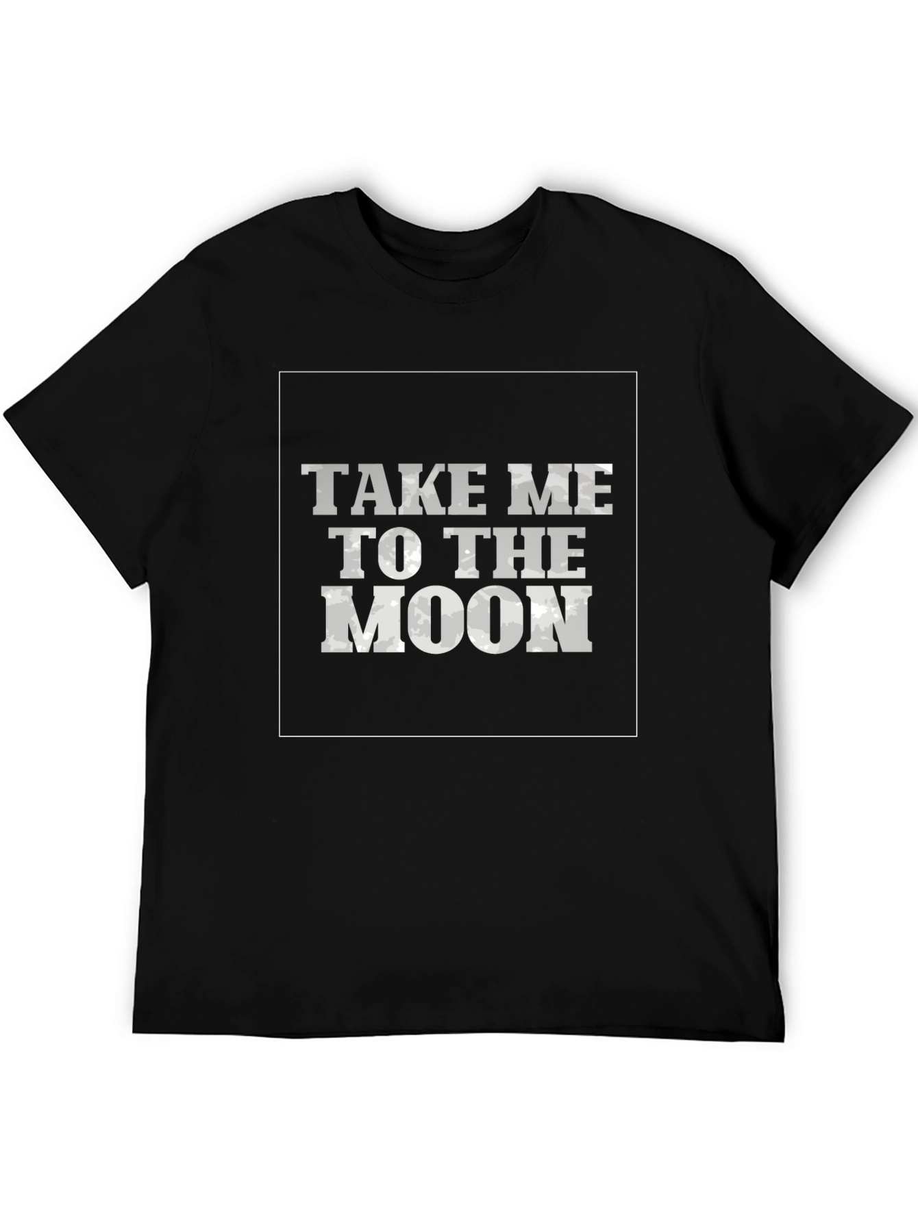 Black Take Me To The Moon Black T-Shirt view 5