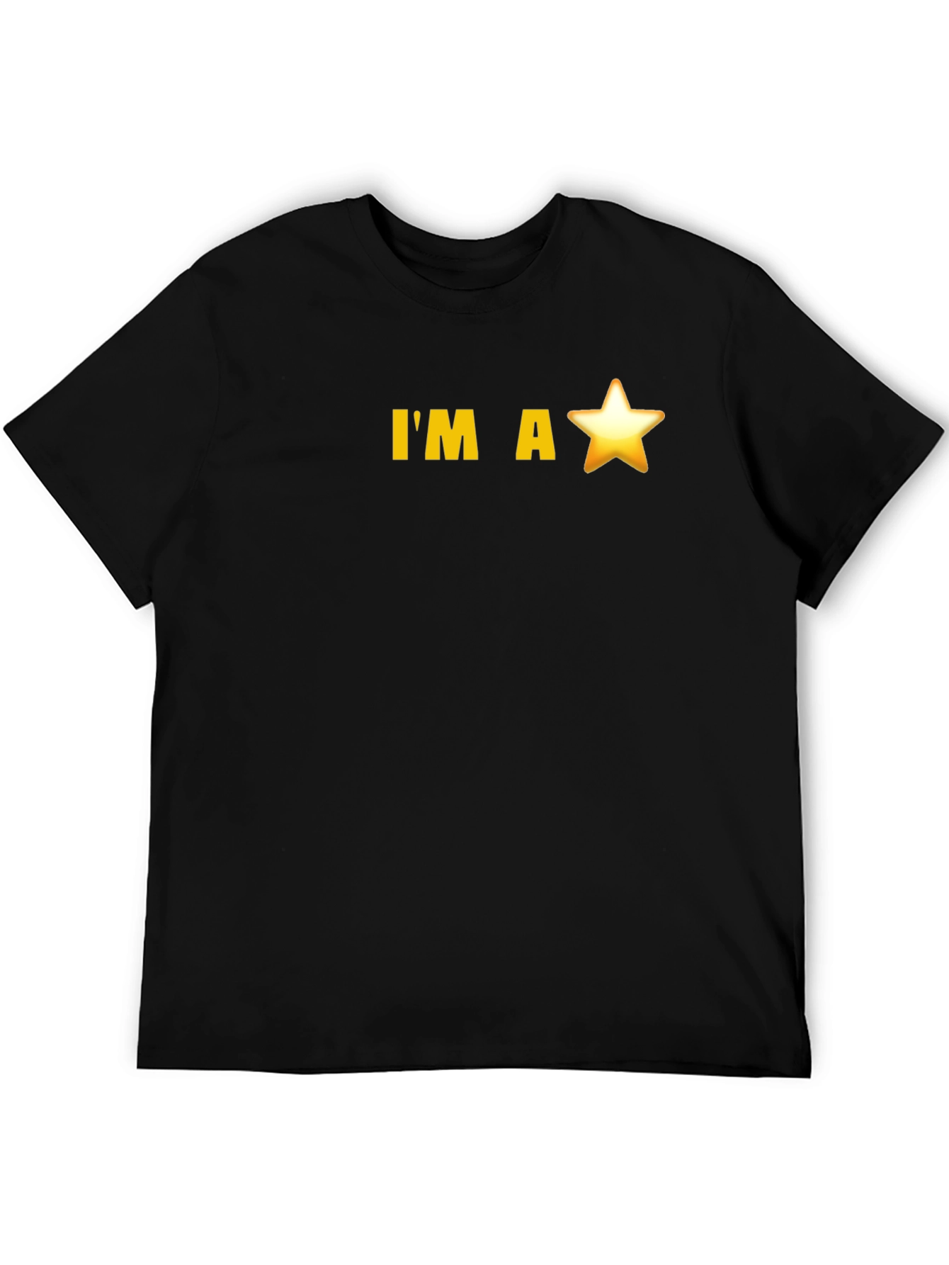 Black I'm a Star Black Tee view 5