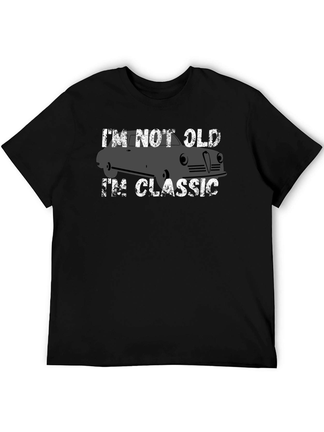 Black I'm Not Old I'm Classic Car T-Shirt view 5