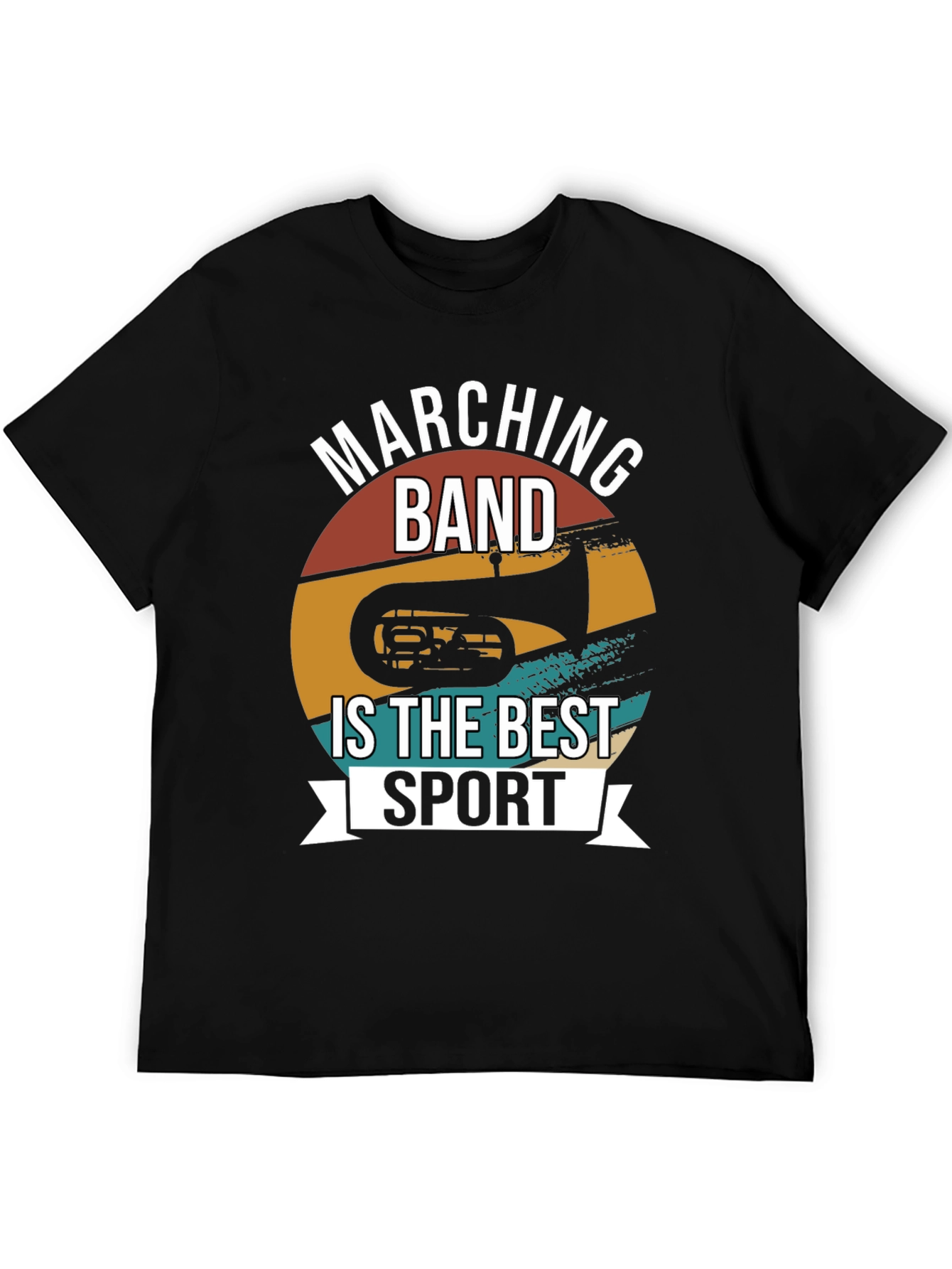 Black Marching Band Best Sport T-Shirt view 5