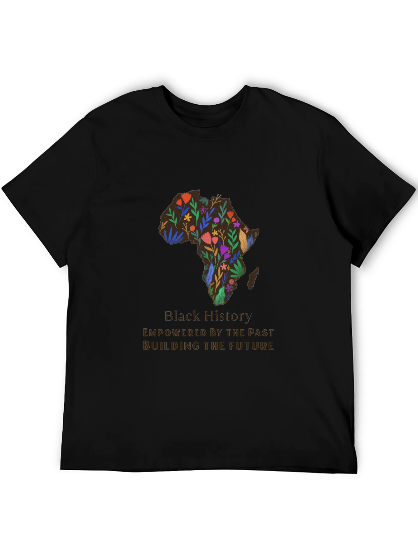 Black Black History Floral Africa T-Shirt view 5