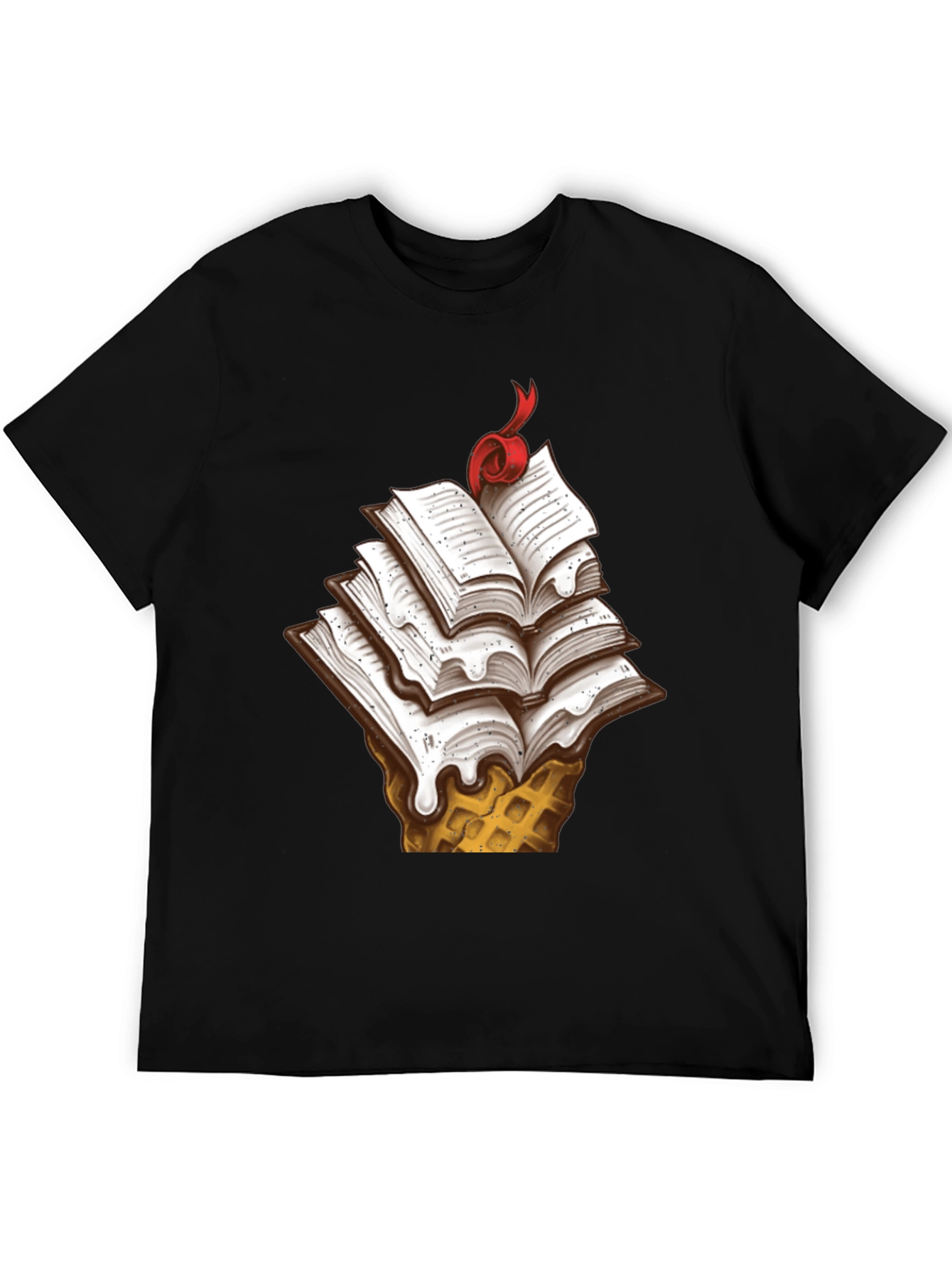 Black Book Ice Cream Cone Graphic Tee view 5