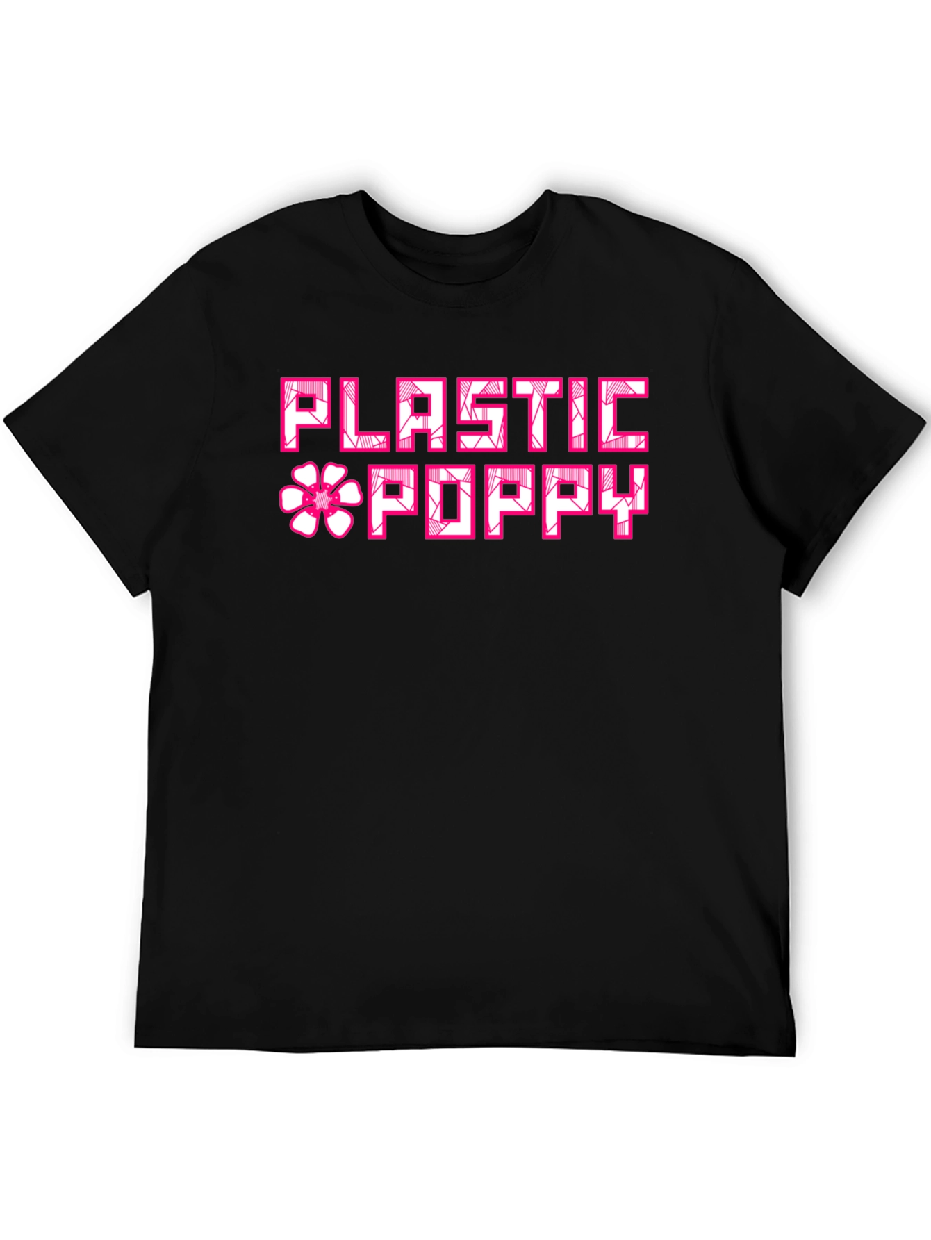 Black Plastic Poppy Graphic T-Shirt view 5