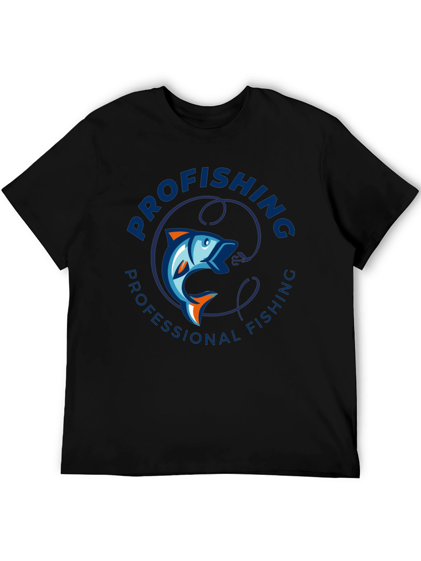 Black ProFishing Graphic Tee - Black Fishing T-Shirt view 5