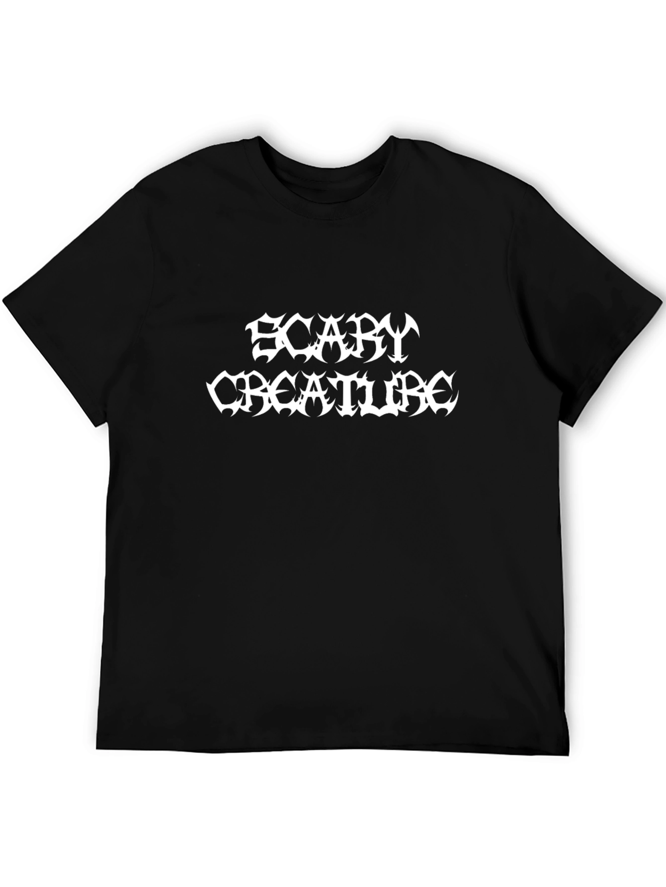 Scary Creature Graphic Tee - Black - 5