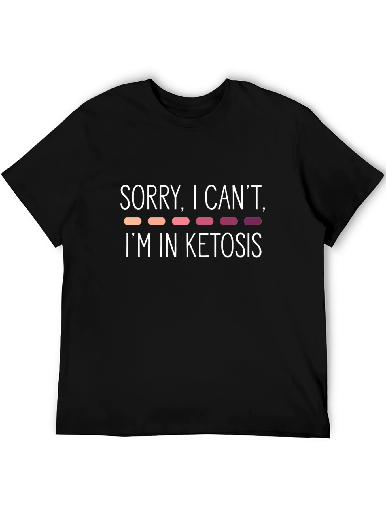 Black Ketosis T-Shirt Funny Keto Diet Shirt view 5