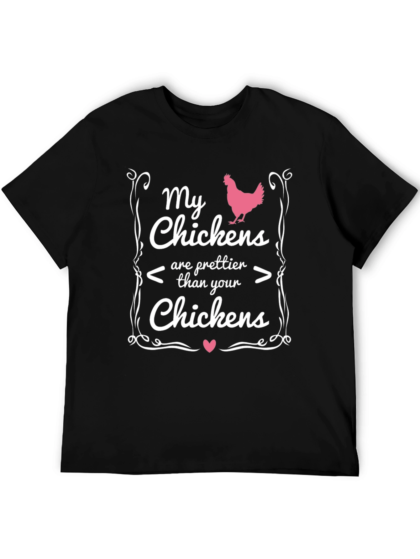 Black My Chickens Are Prettier T-Shirt view 5