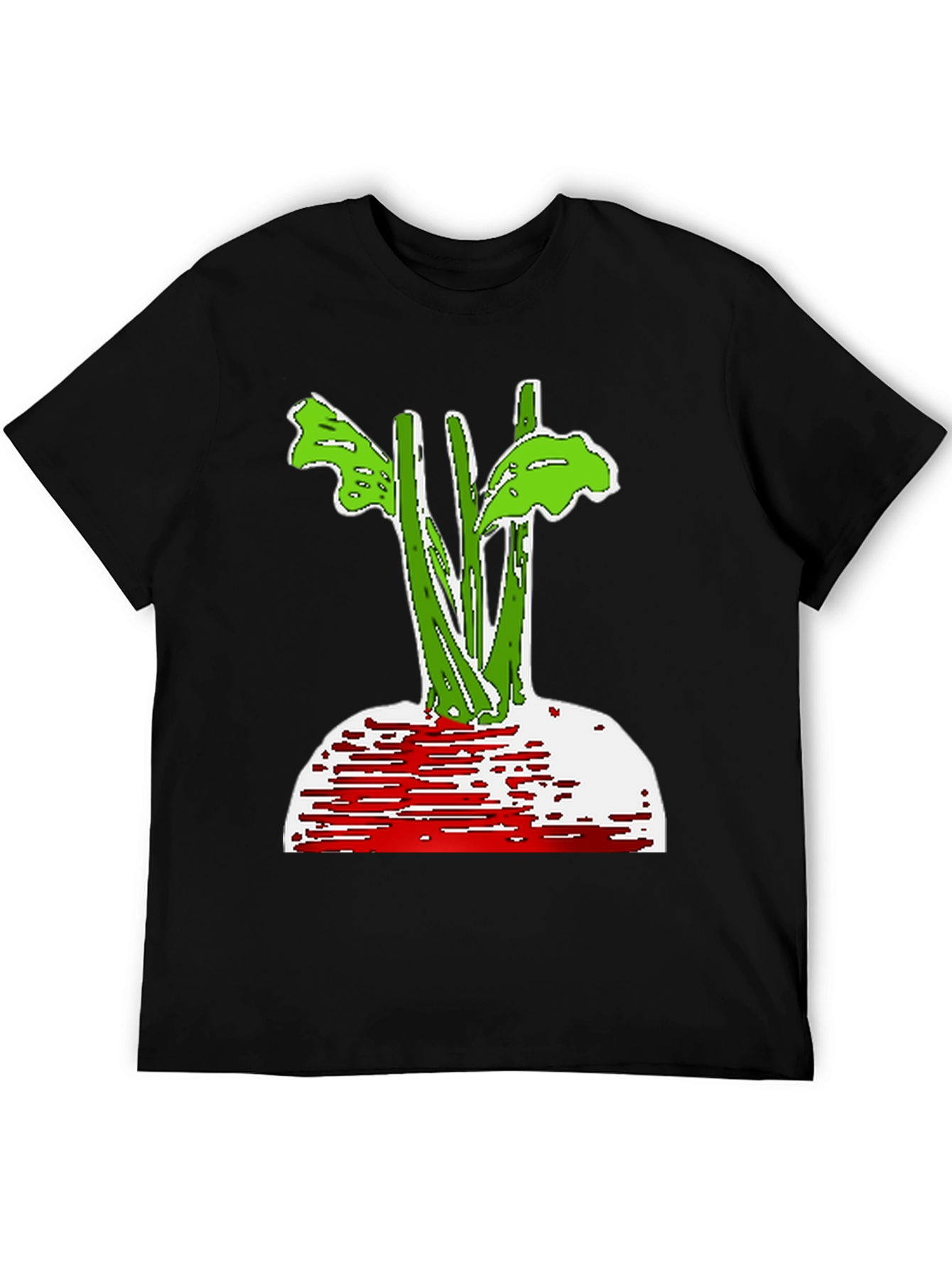 Black Beet Plant Graphic T-Shirt - Nature Lover Tee view 5