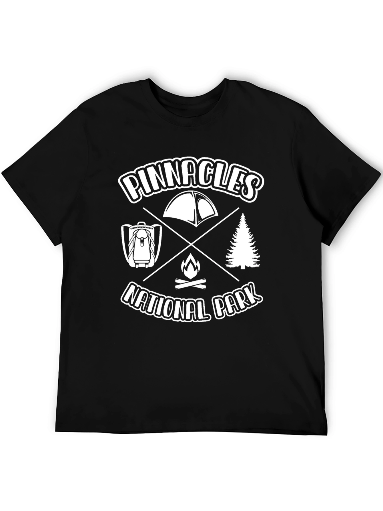 Black Pinnacles National Park Graphic Tee - Camping Adventure view 5