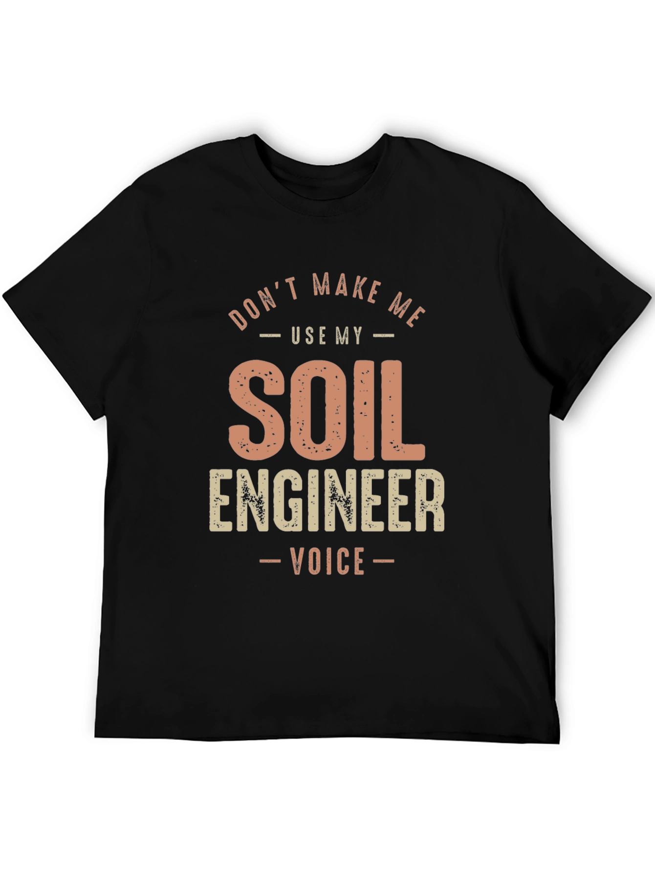 Black Soil Engineer Voice T-Shirt view 5