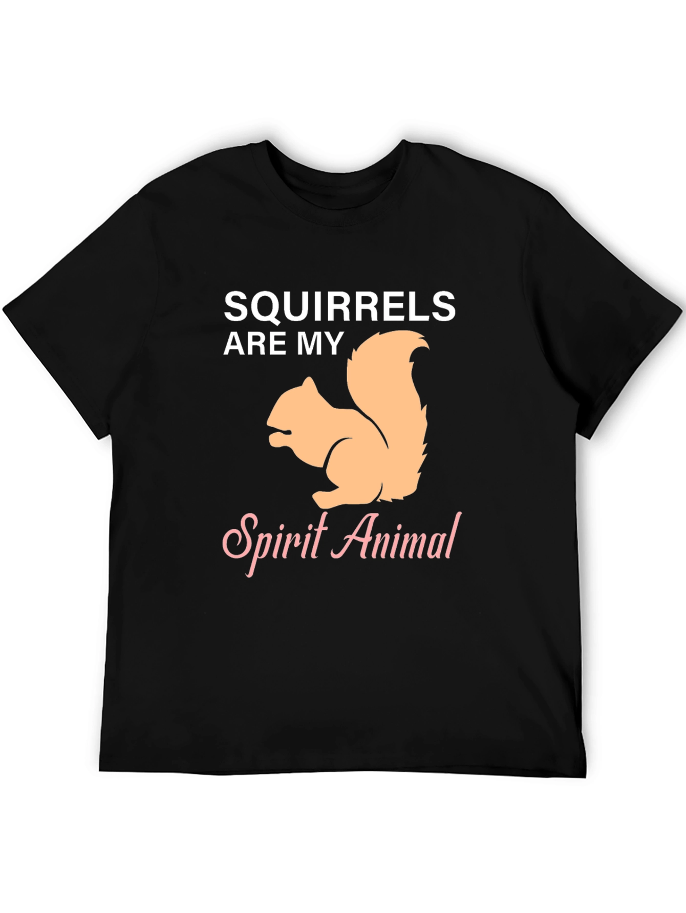 Black Squirrels Are My Spirit Animal Graphic T-Shirt view 5