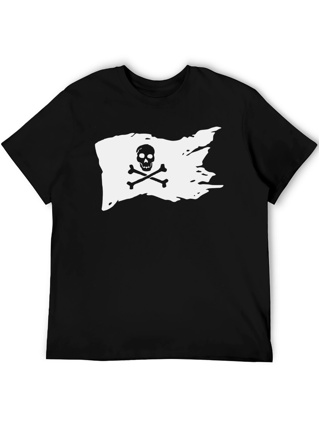 Black Pirate Flag Graphic T-Shirt view 5