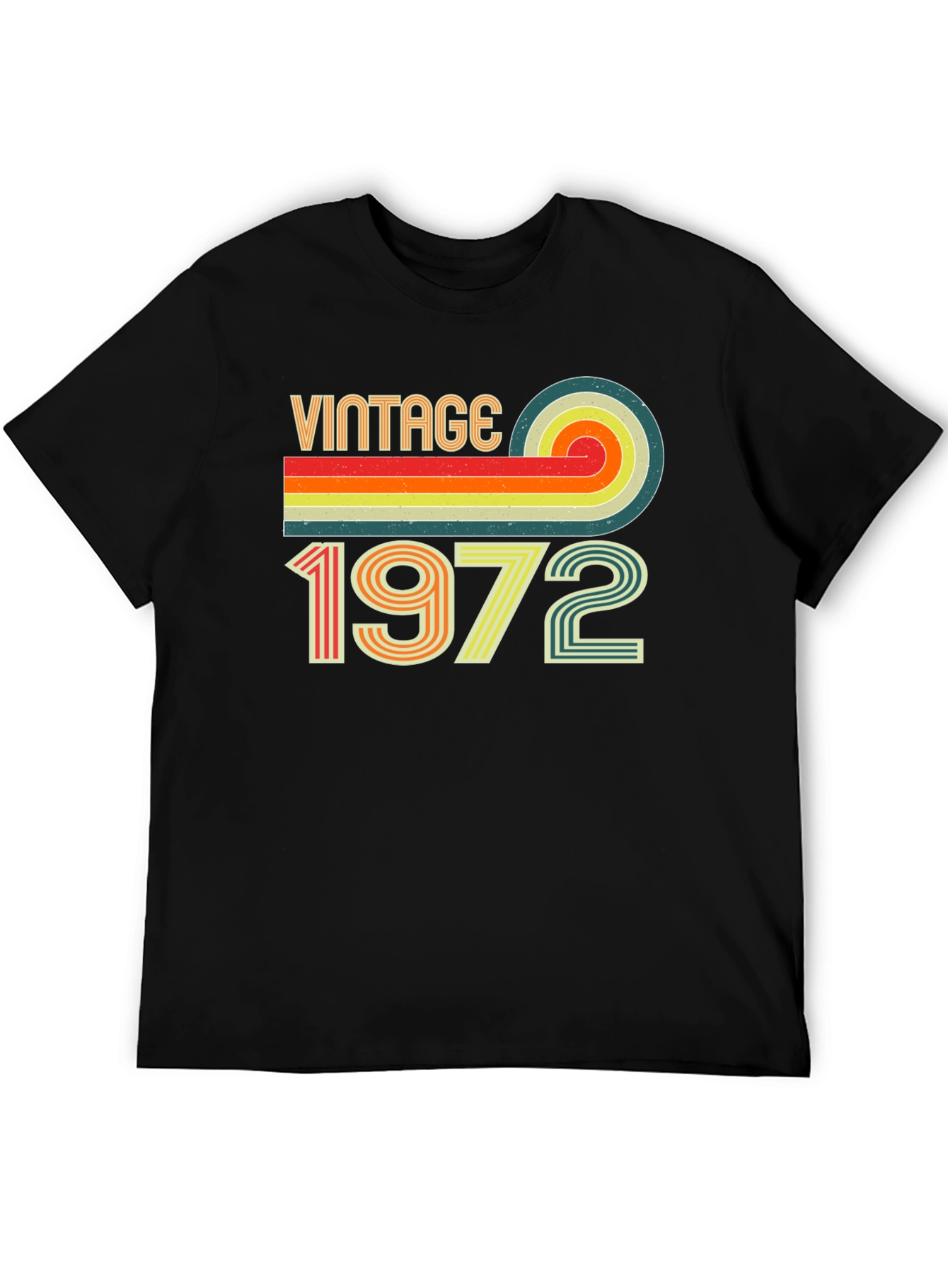 Black Vintage 1972 Graphic Tee view 5