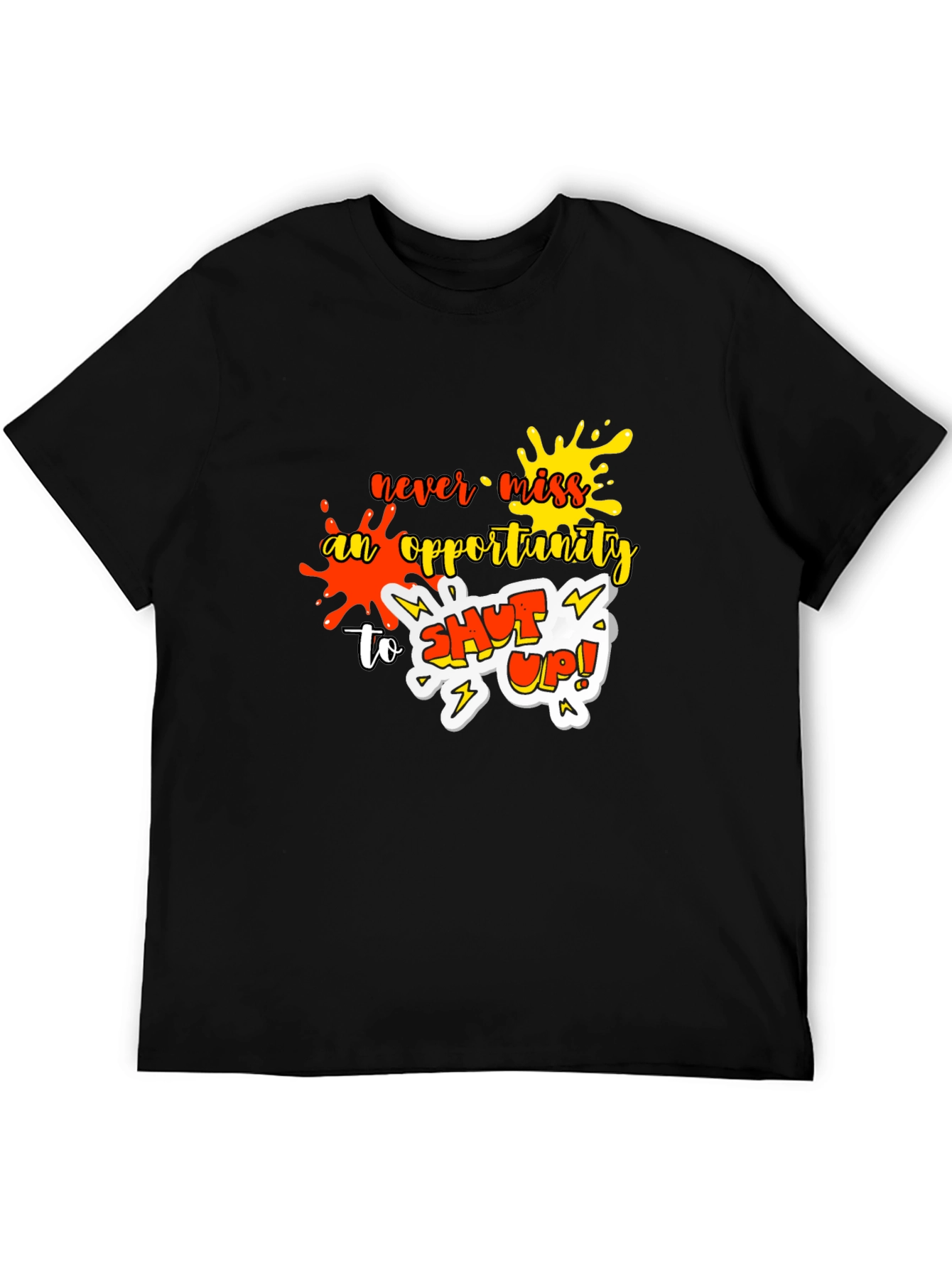 Black Opportunity Graphic Tee - Shut Up! view 5