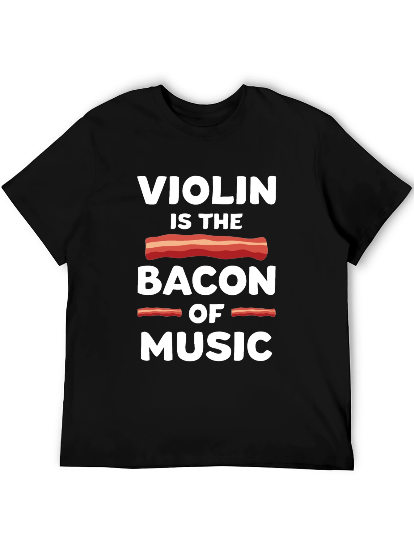Black Violin is the Bacon of Music T-Shirt view 5