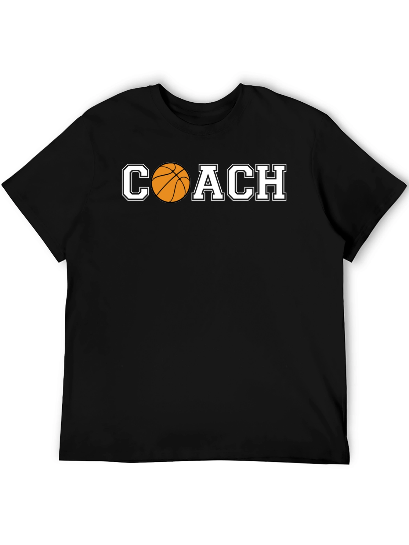Black Coach Basketball Graphic T-Shirt view 5