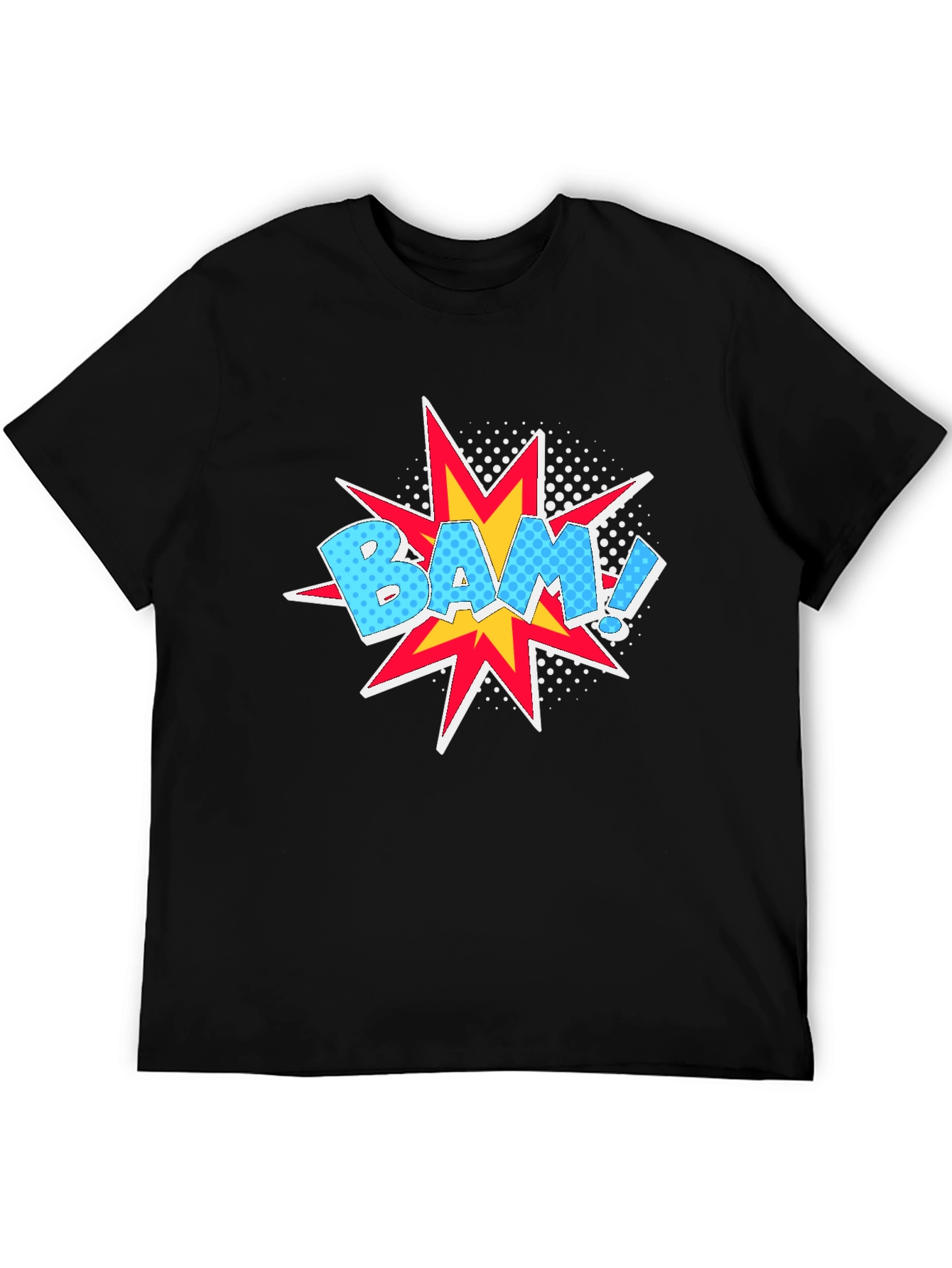 Black Bam! Graphic Print T-Shirt view 5