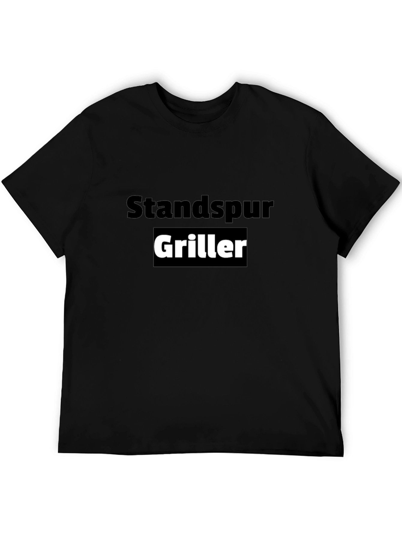 Black Standspur Griller Black T-Shirt view 5