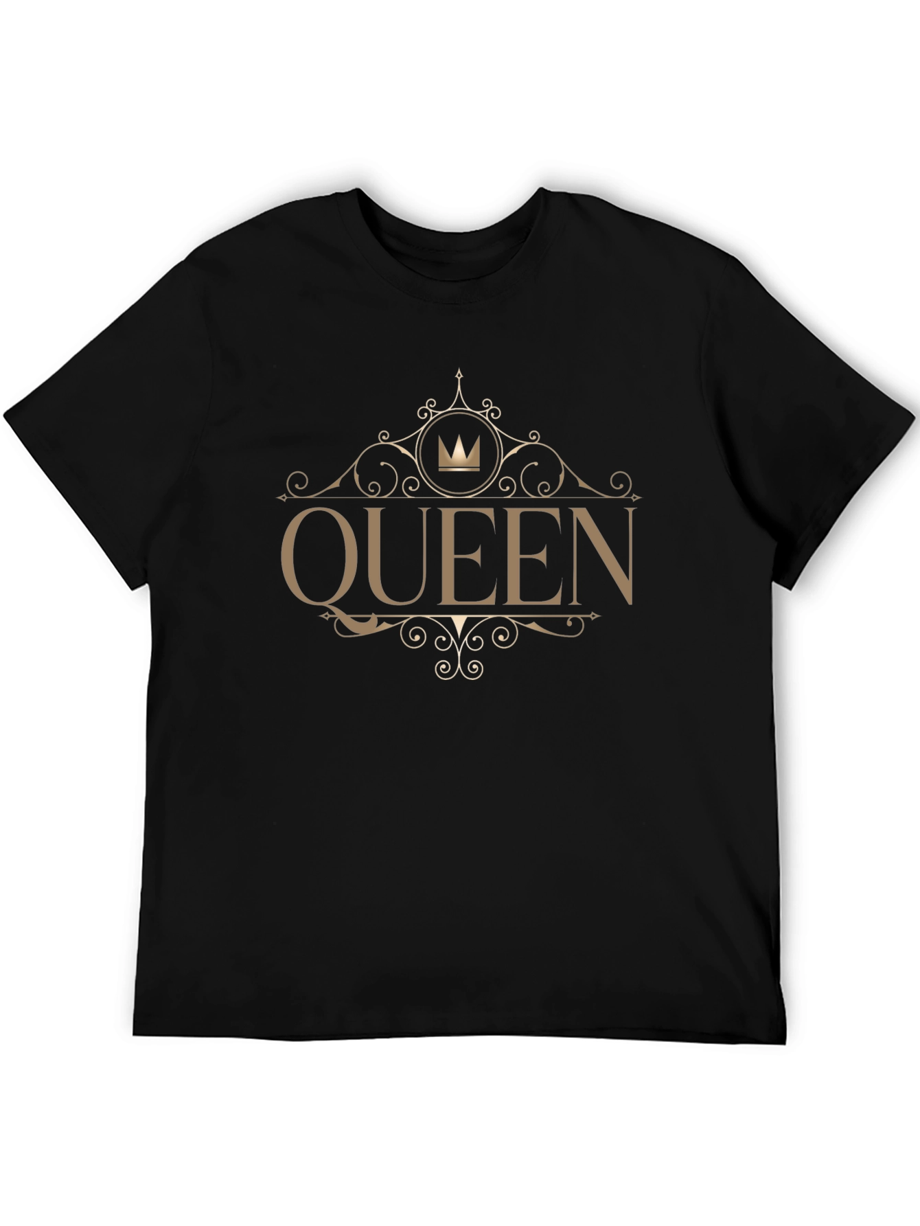 Queen Graphic Tee - Stylish Black Cotton T-Shirt - 5