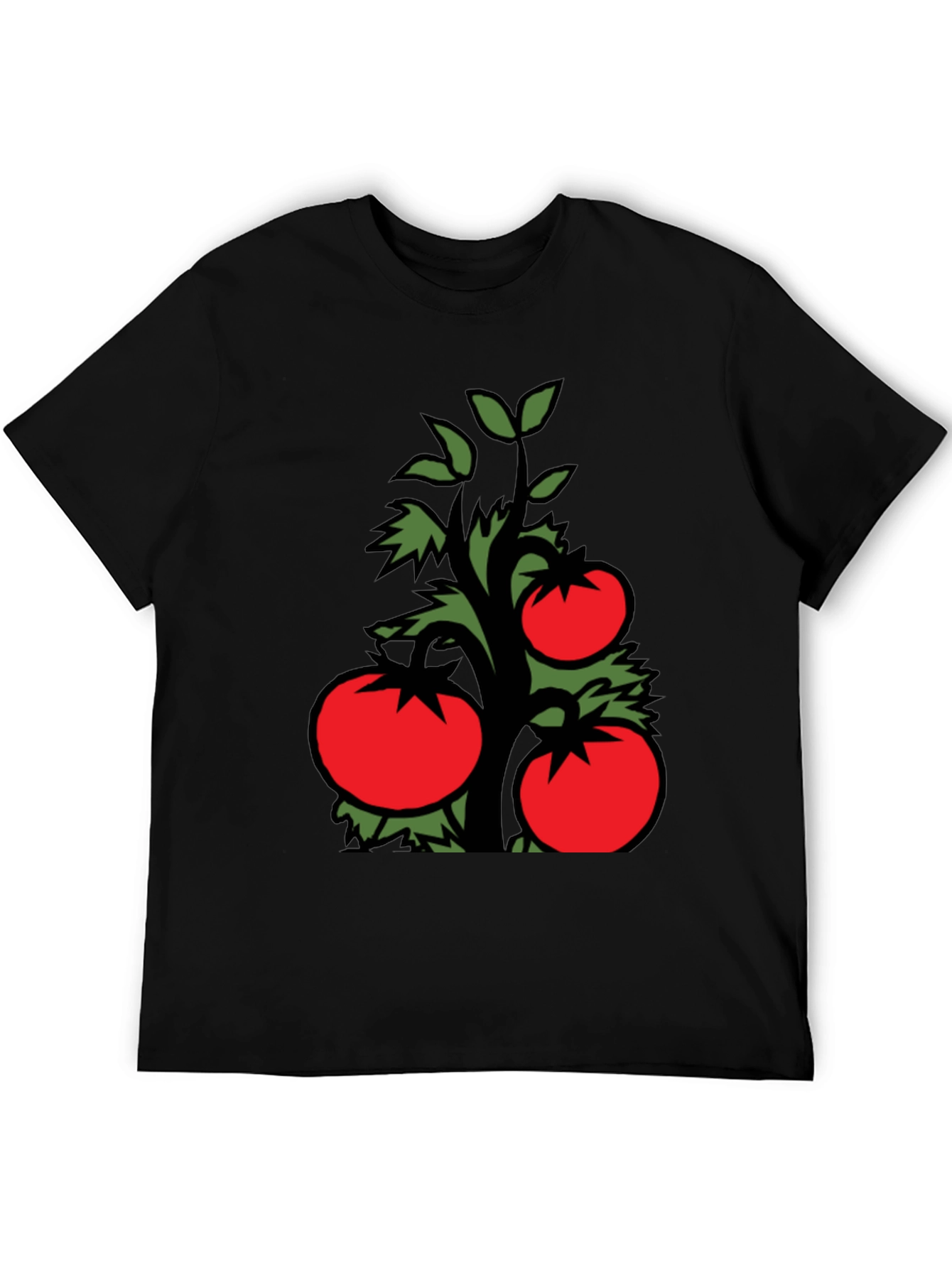 Black Tomato Plant Graphic Tee - Fresh Style view 5