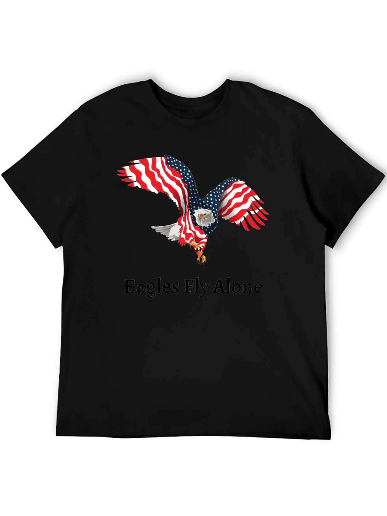 Black American Eagle Graphic Tee view 5