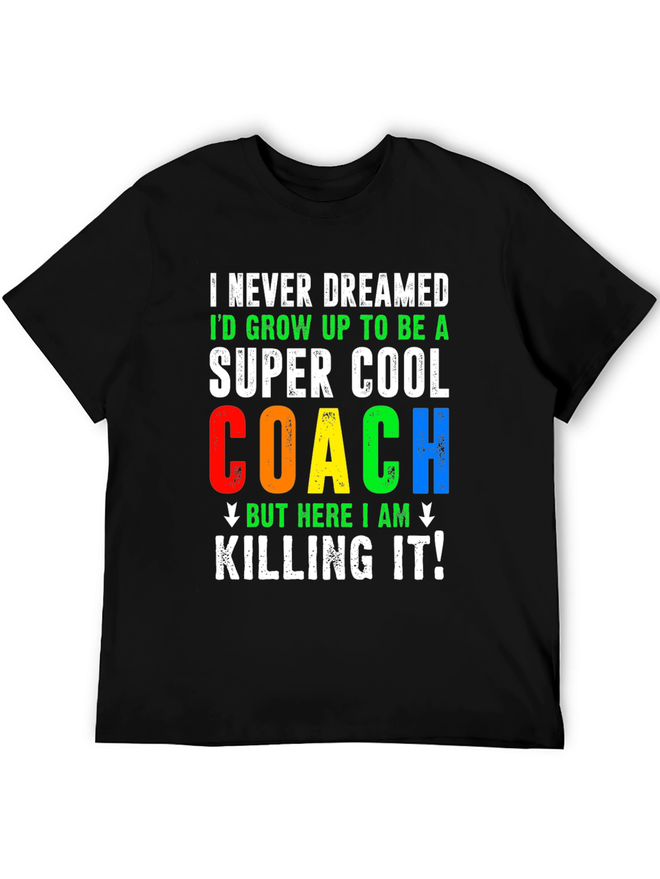 Black Super Cool Coach T-Shirt view 5