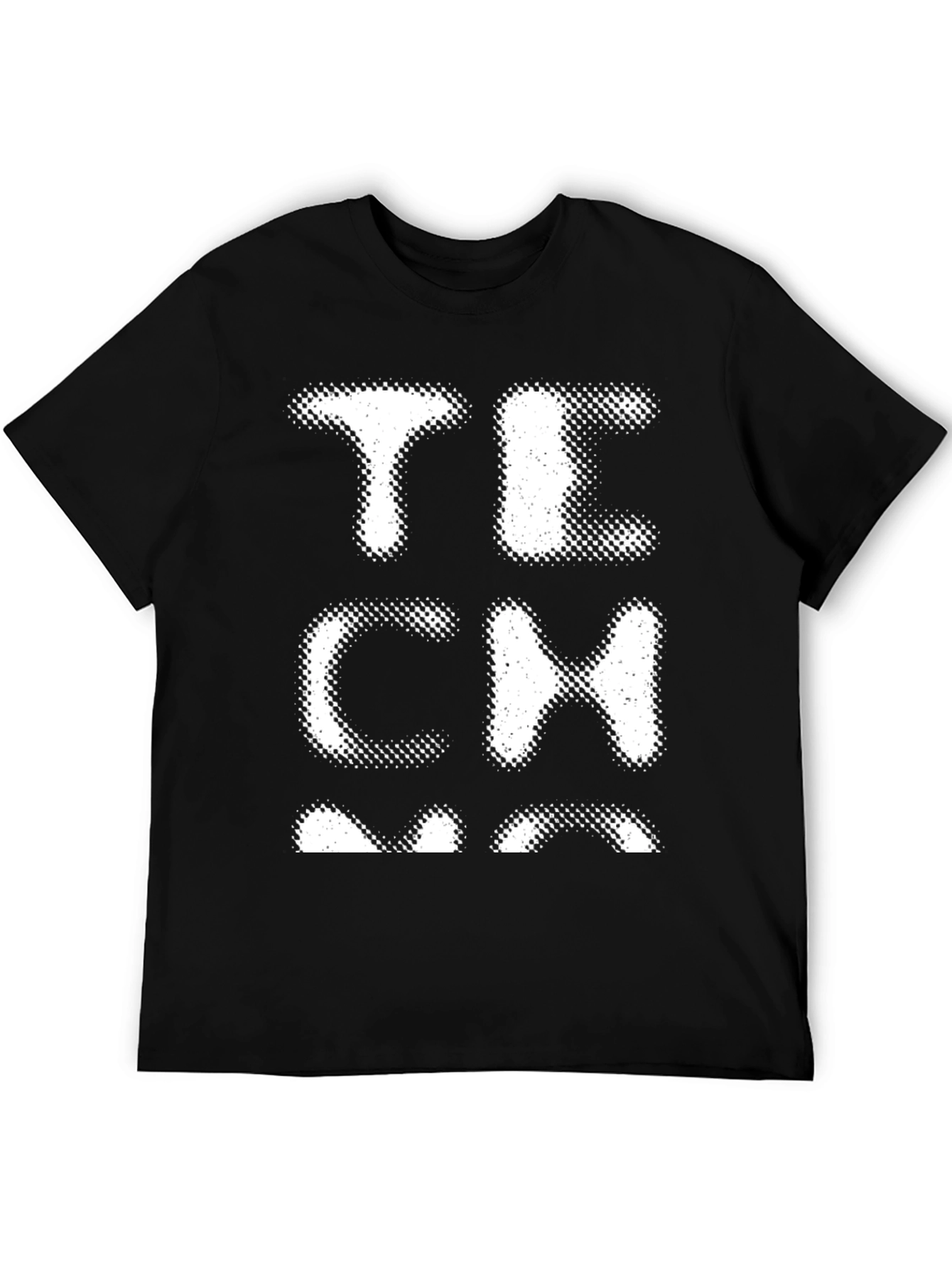 Black Tech T-Shirt Black Novelty Tee view 5